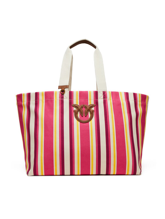 Geantă PINKO Shopping Bag Extra PE 25 PLTT 104754 A2G5 Roz