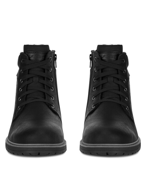 Lanetti Lanetti Schnürschuhe MBS-6997-05 Schwarz