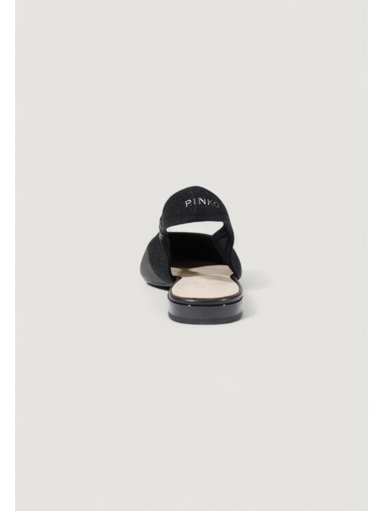 PINKO PINKO Sandali GIANIRA 14 - SLING BACK LUREX KNIT Nero