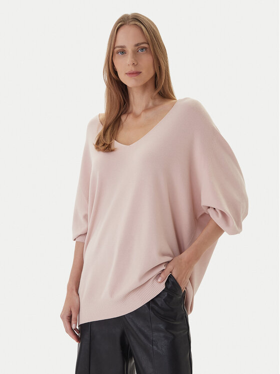 Kontatto Kontatto Светр 3M0815C Рожевий Relaxed Fit
