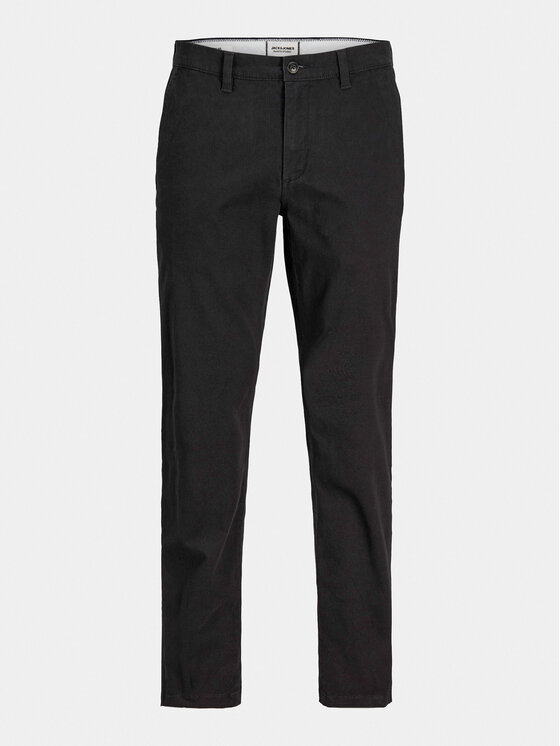Jack&Jones Jack&Jones Chinos kelnes Dave 12212930 Juoda Regular Fit