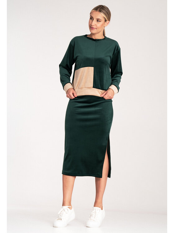 FIGL FIGL Komplet dresowy M1036 Zielony Regular Fit
