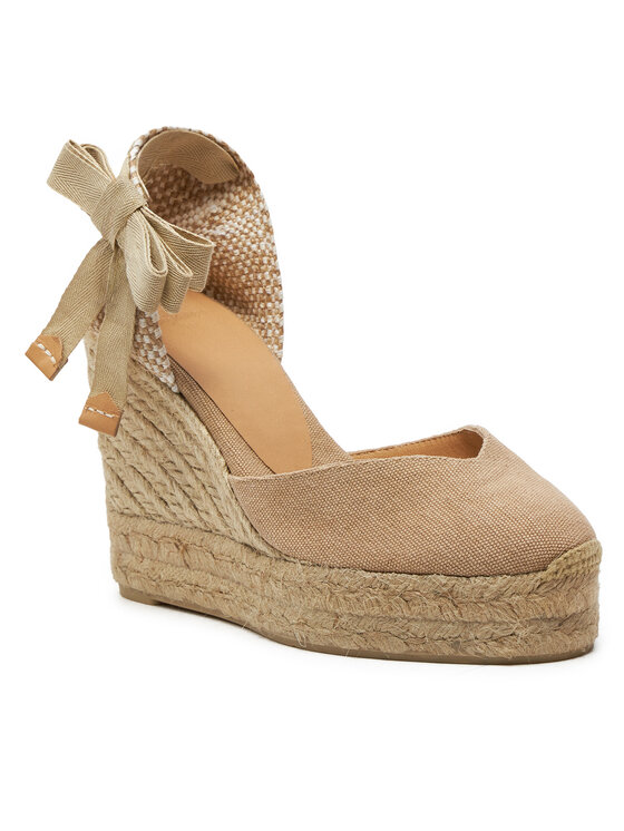 Castañer Castañer Espadryle Chiara/8Ed/002 021668 Beżowy