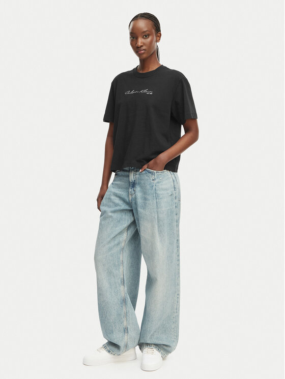 Calvin Klein Jeans Calvin Klein Jeans T-Shirt LV047F820G Czarny Regular Fit