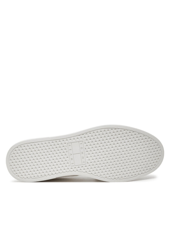Tommy Jeans Tommy Jeans Tenisice Tjm Leather Retro Cupsole EM0EM01414 Écru