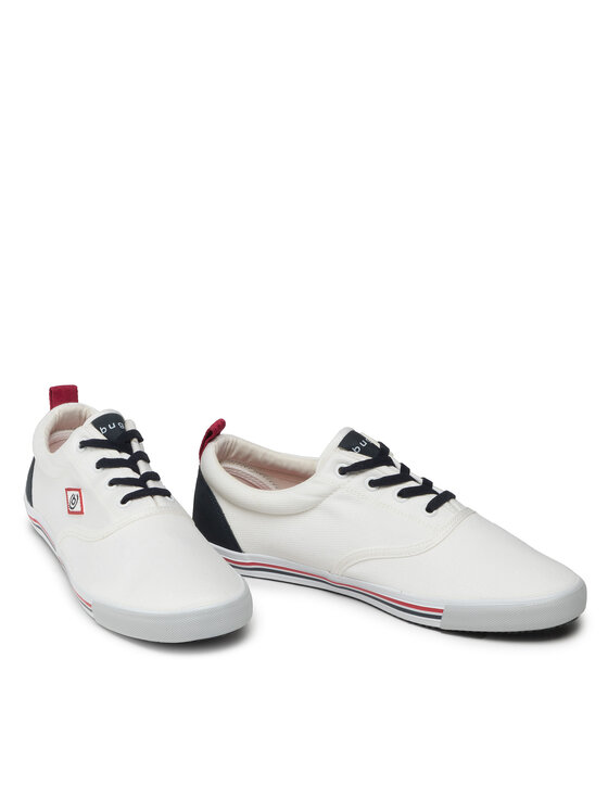 Bugatti Bugatti Sneakers aus Stoff 321-A7X01-6900 Weiß