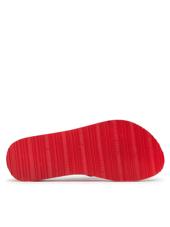 Tommy Hilfiger Tommy Hilfiger Čības uz pirksta Tommy Loves Ny Beach Sandal FW0FW02370 Tumši zils