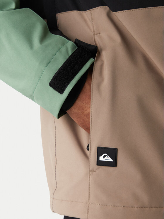 Quiksilver Quiksilver Jakna za snowboard Sycamore Block 20K JK EQYTJ03503 Zelena Relaxed Fit