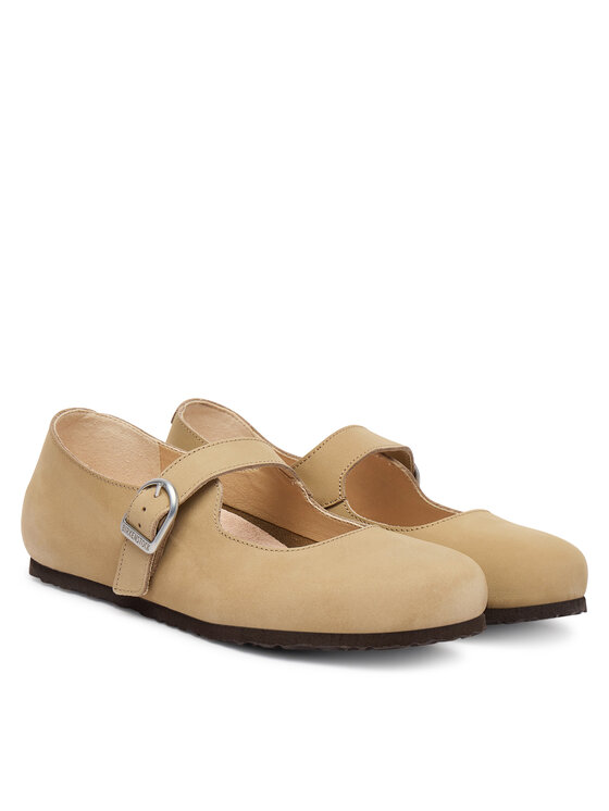 Birkenstock Birkenstock Baleriny Santa Clarita 1031613 Beżowy