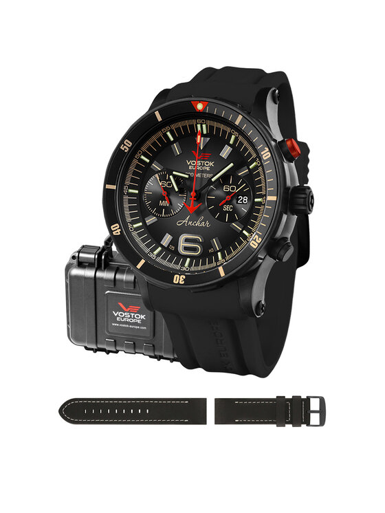 Vostok Europe Vostok Europe Zegarek 6S21-510C582S Czarny
