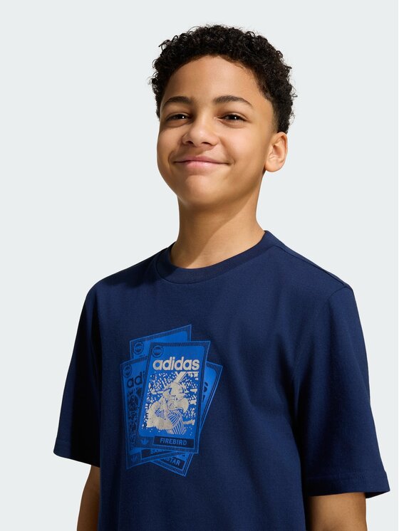 adidas adidas T-Shirt 165597 Granatowy Loose Fit