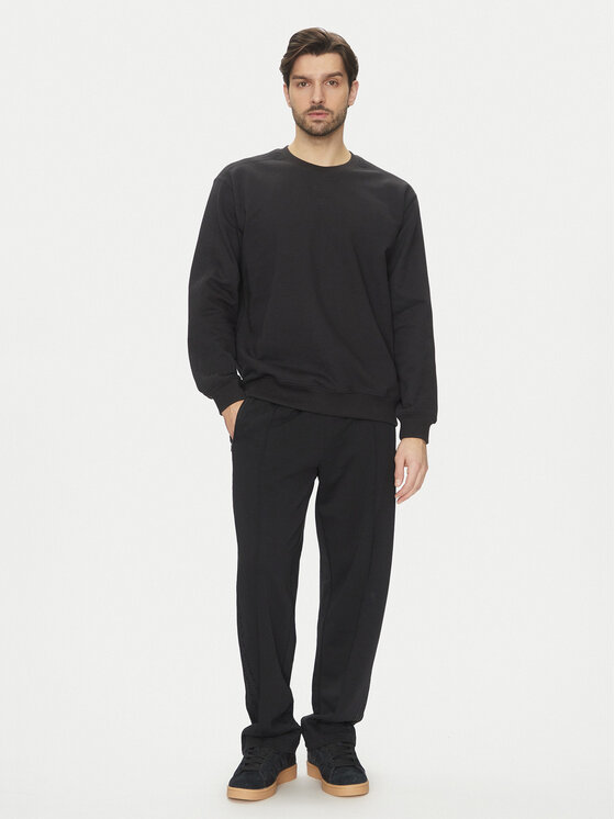 adidas adidas Mikina Premium Essentials JC9574 Černá Loose Fit