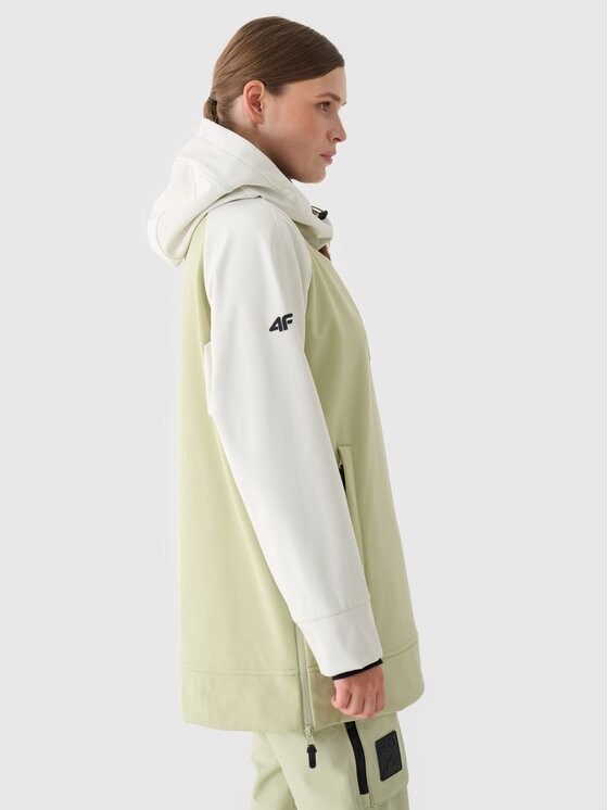 4F 4F Felpa tecnica 4FWAW24TSOFF289-44S Verde Regular Fit