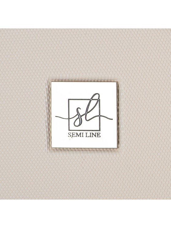 Semi Line Semi Line Vidējs koferis T5670-3 Balts