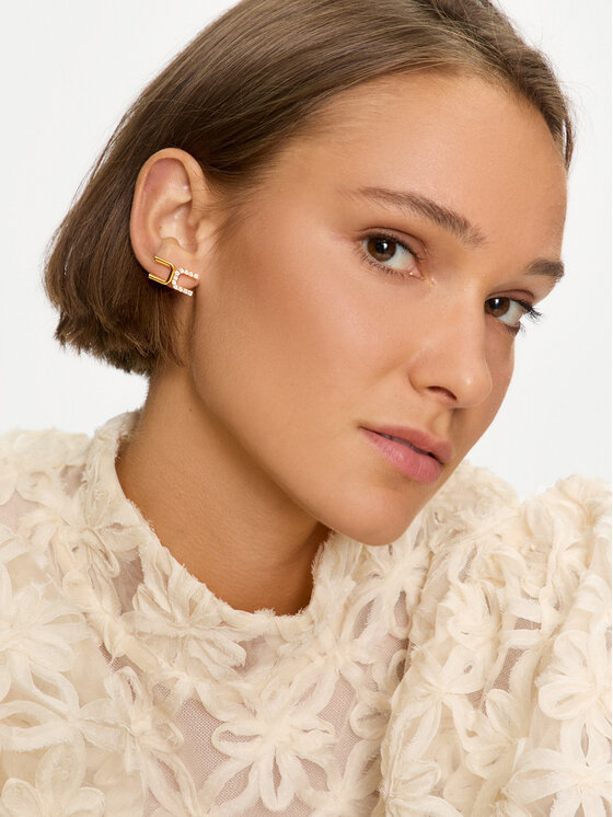 Elisabetta Franchi Elisabetta Franchi Naušnice OR-30A-47E2 Zlatna