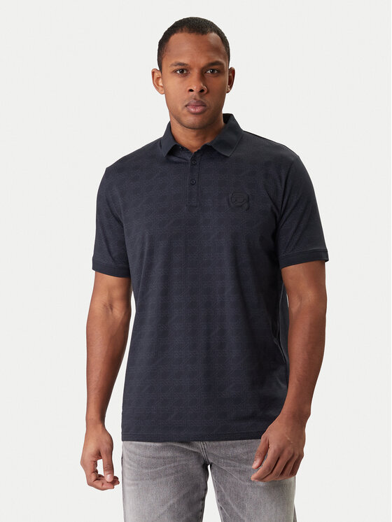 KARL LAGERFELD Tricou polo 745071 561251 Bleumarin Regular Fit