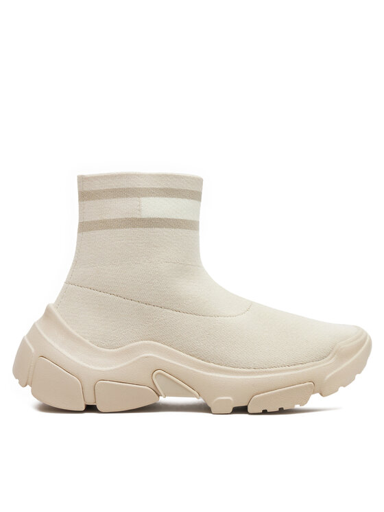 Tommy Jeans Sneakers Tjw Sock Boot EN0EN02446 Beige