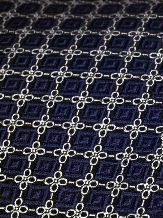 ELSNER ELSNER Γραβάτα JEDWAB ŻAKARD A0877 Σκούρο μπλε