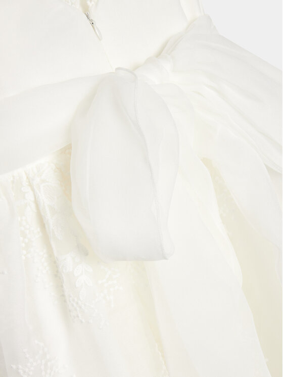 Abel & Lula Abel & Lula Sukienka elegancka 5038 Biały Regular Fit