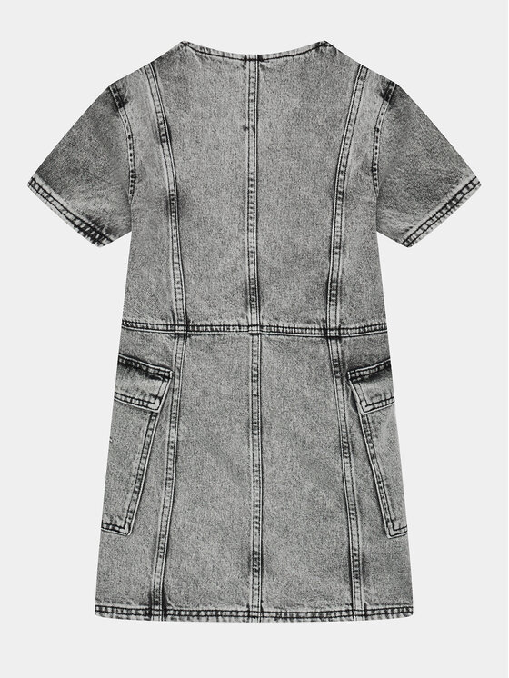 Calvin Klein Jeans Calvin Klein Jeans Джинсова сукня IG0IG02284 Сірий Regular Fit