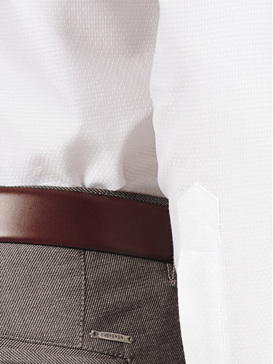 Evenemen Evenemen Koszula HELSINKI Biały Slim Fit