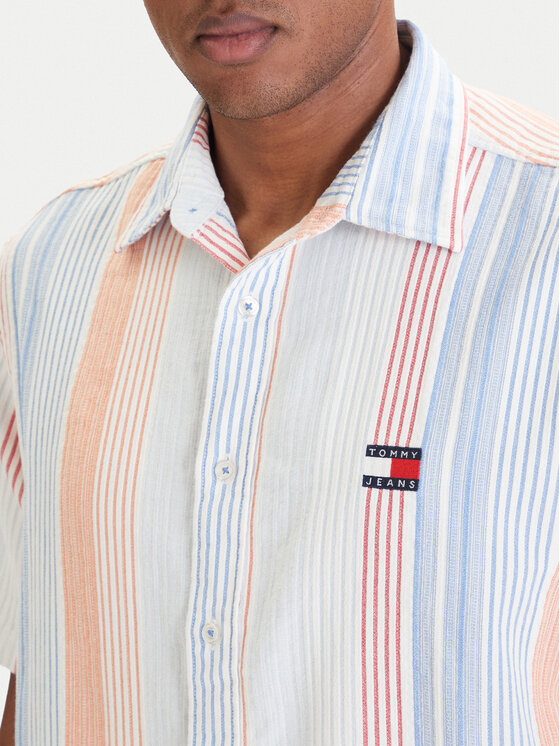 Tommy Jeans Tommy Jeans Košulja DM0DM22789 Šarena Relaxed Fit