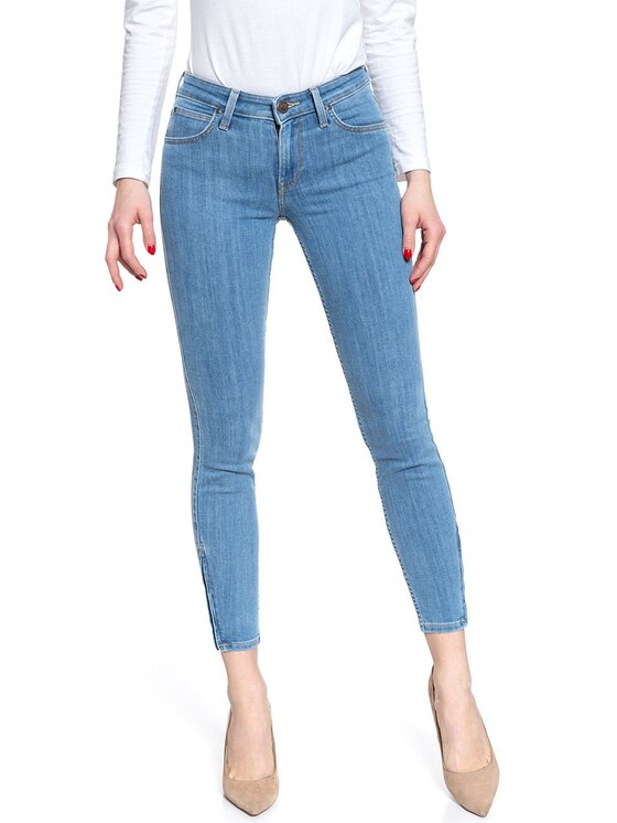 Jeansy, rozmiar W25/L33, Niebieskie, SCARLETT CROPPED