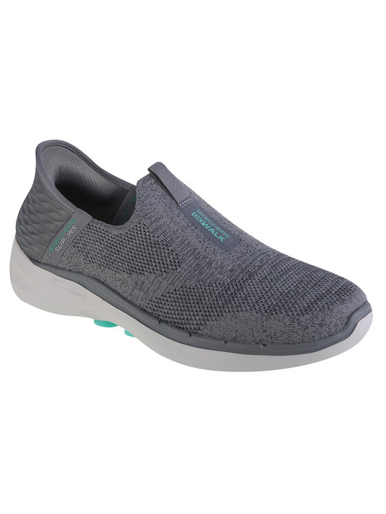Skechers Skechers Sneakersy Skechers Go Walk 6 Fabulous View Slip-ins Szary