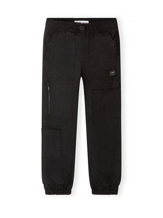 minoti minoti Spodnie cargo 33PANT251 Czarny Cargo Fit