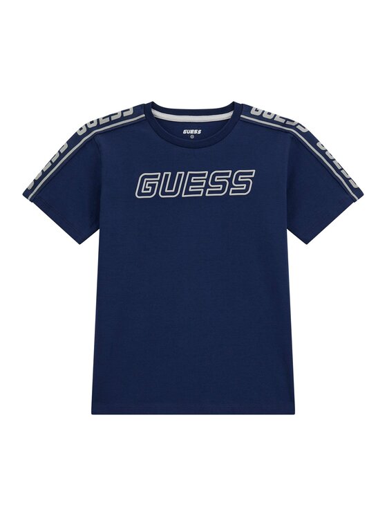 Guess Guess Tricou L4YI50 J1314 Bleumarin Regular Fit