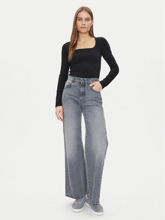 Gap Gap Majica 637795-00 Crna Regular Fit