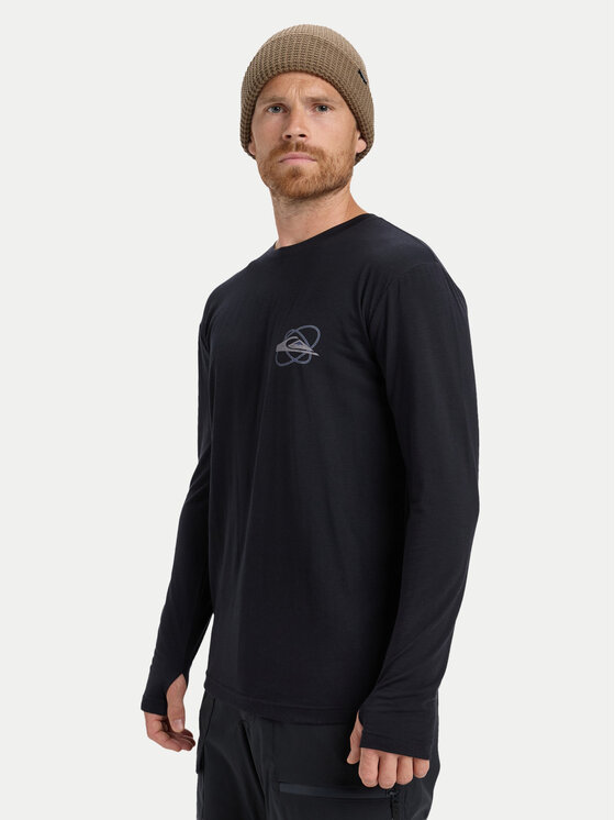 Quiksilver Quiksilver Longsleeve Coastal Run EQYKT04400 Nero Regular Fit