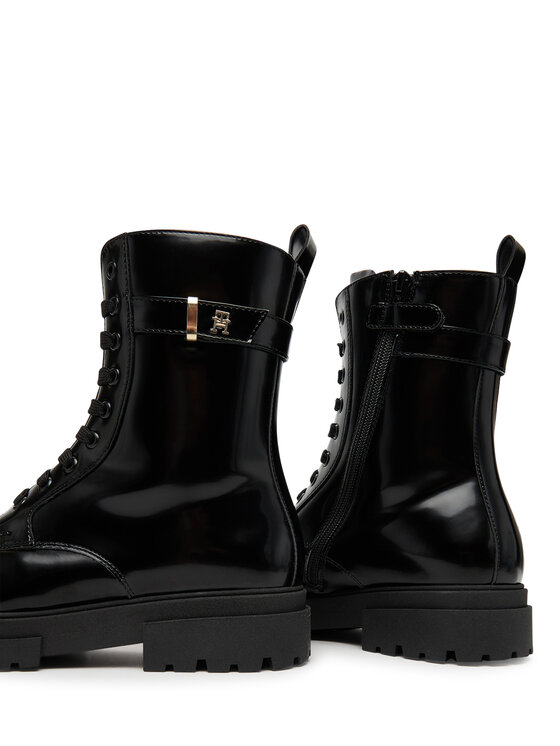Tommy Hilfiger Tommy Hilfiger Trapery Lace-Up Bootie T4A5-34028-1453 D Czarny
