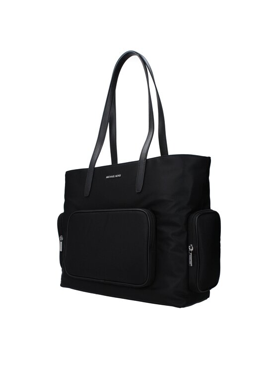 Michael Kors Michael Kors Torebka Black Fabric Shoulder Czarny