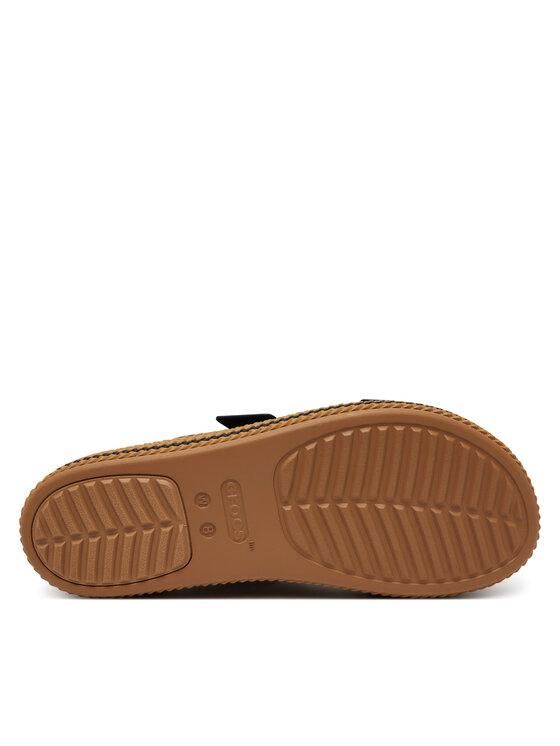 Crocs Crocs Παντόφλες Brooklyn Woven Buckle 209978 Μαύρο