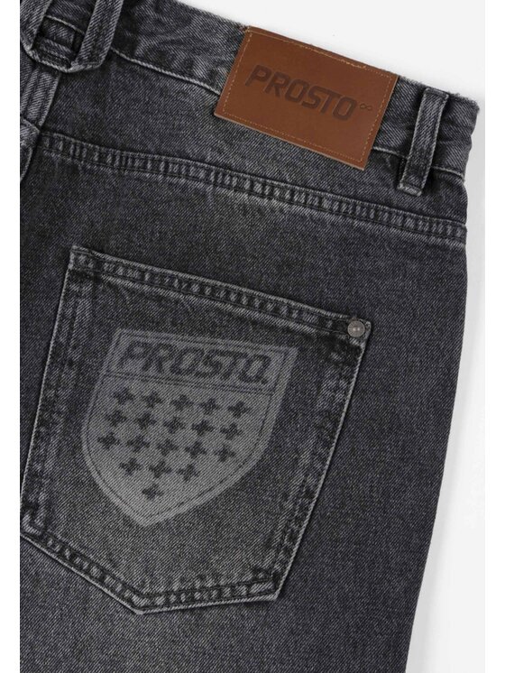 PROSTO. PROSTO. Jeansy Shield Szary Loose Fit