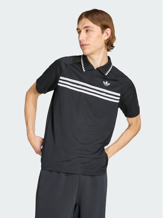 adidas adidas Polo 159290 Czarny Regular Fit