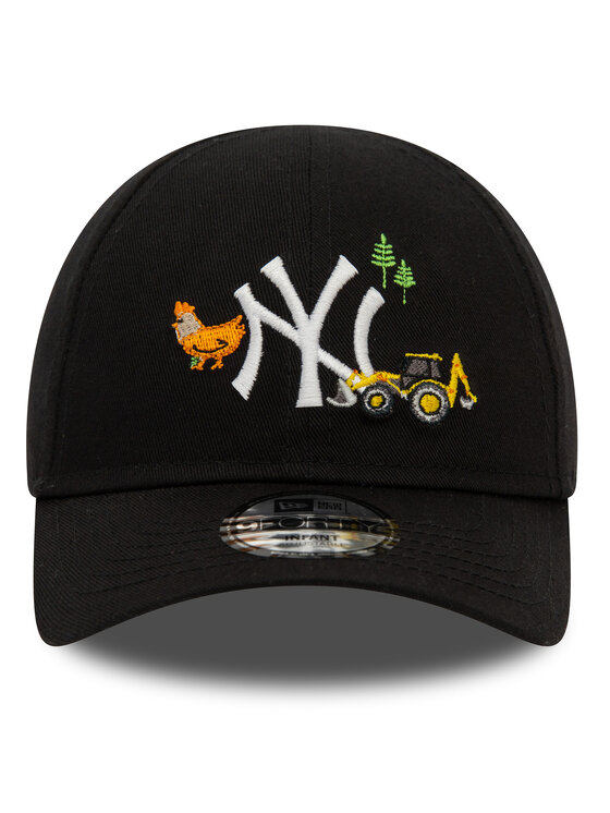 New Era New Era Καπέλο Jockey Kids Icon 940 Nyy 60435022 Μαύρο