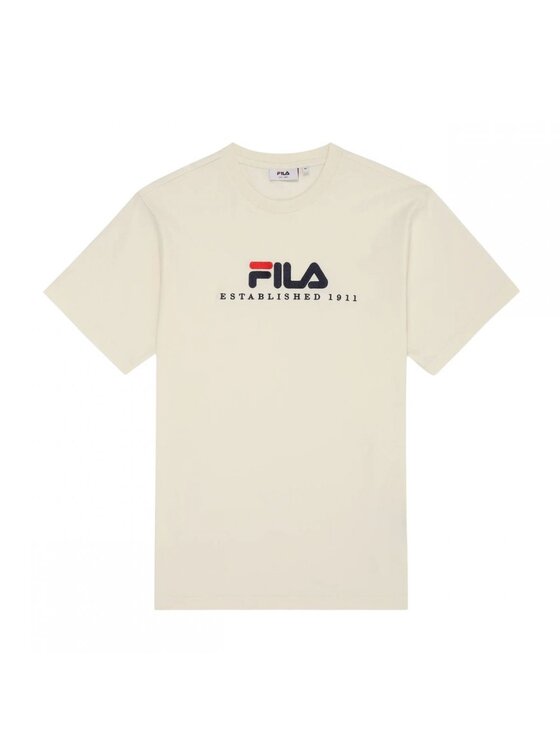Fila Fila T-shirt Valsera Regular Logo T-shirt Écru Regular Fit