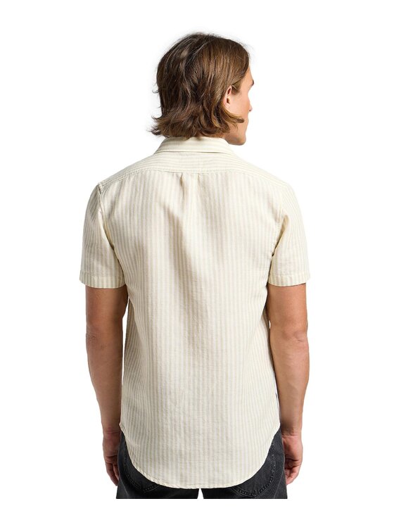 Lee Lee Koszula 112363814 Beżowy Regular Fit