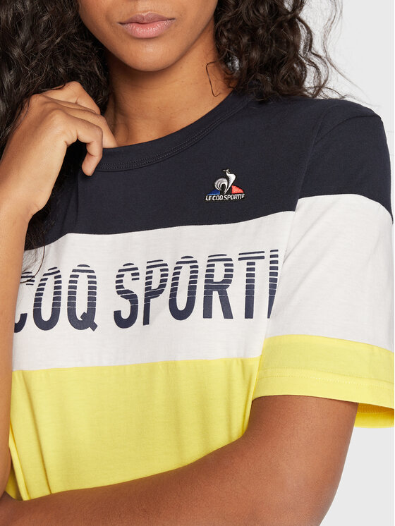Le Coq Sportif Le Coq Sportif T-Shirt Unisex Saison 2 2220294 Żółty Regular Fit