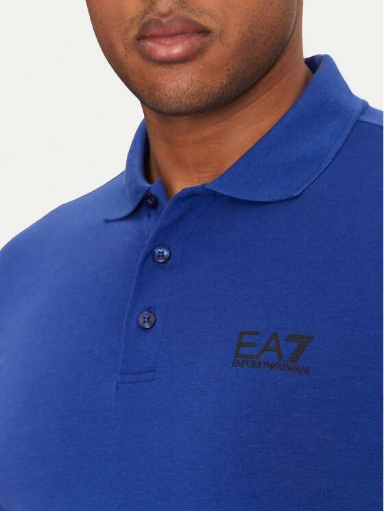 EA7 Emporio Armani EA7 Emporio Armani Polokošile 8NPF14 PJVQZ UA031 Modrá Regular Fit