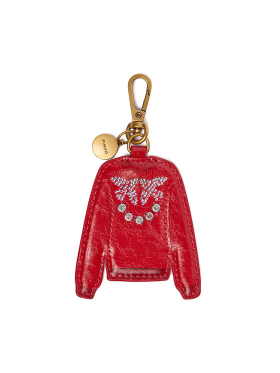 PINKO PINKO Portachiavi Charm Swea T-Shirt Microbibra AI 25-26 PCPL 105866 A31U Rosso