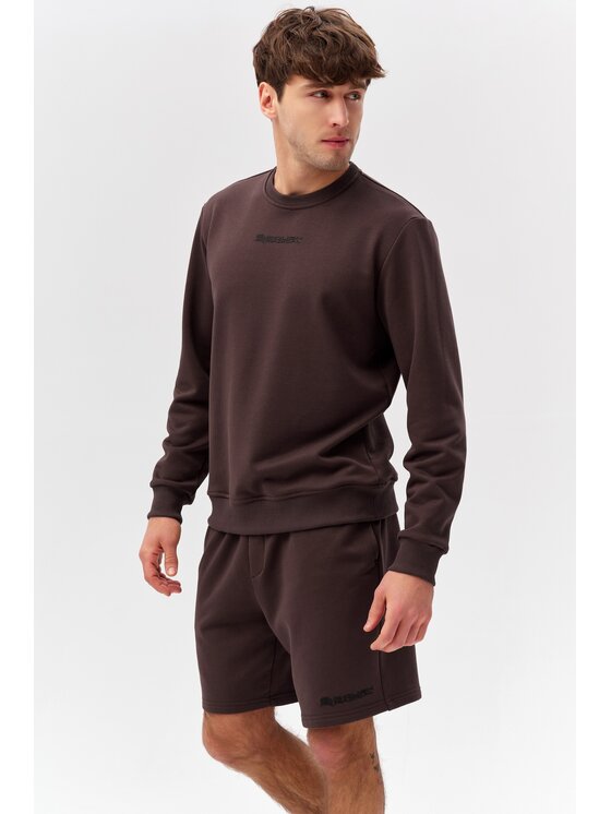 ROUGH RADICAL ROUGH RADICAL Felpa COTTON ACTIVE MEN Marrone Regular Fit