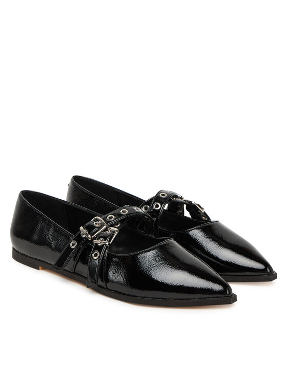 Buffalo Buffalo Balerini Marly Cross 1621026 Negru