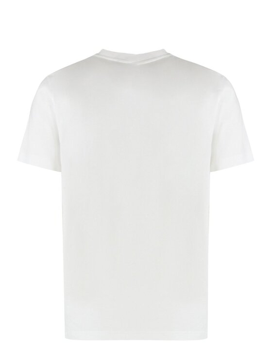 Off-White Off-White T-Shirt OMAA027S26JER00B1 Biały Regular Fit