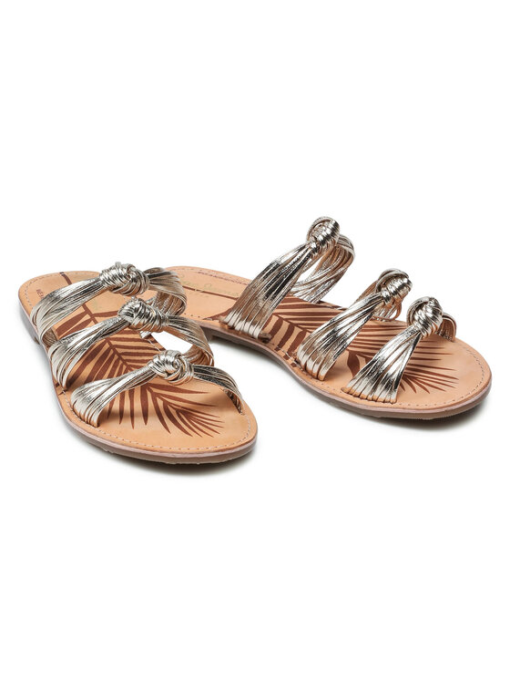Pepe Jeans Pepe Jeans Nazouváky March Mets PLS90448 Zlatá