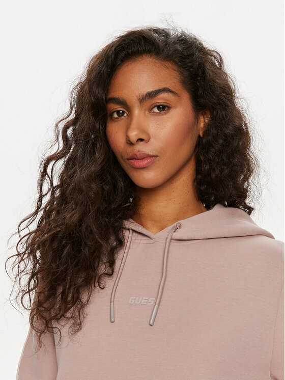 Guess Guess Μπλούζα Carla V4YQ11 KB3P2 Μπεζ Regular Fit