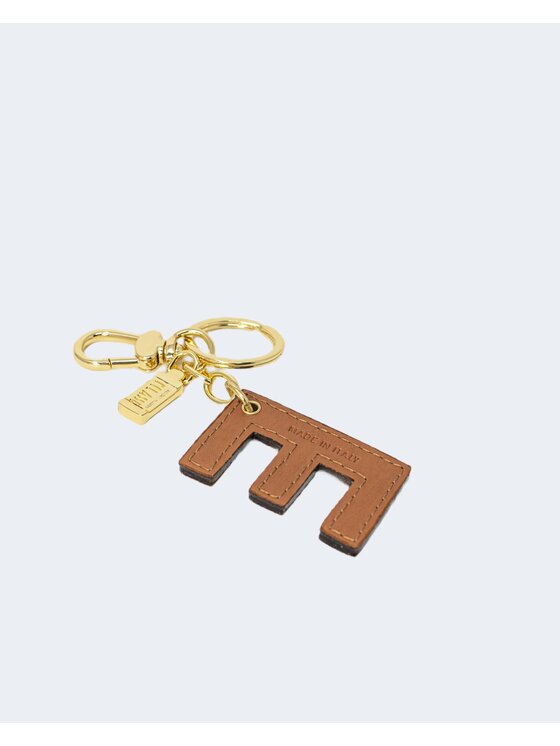 Alviero Martini Prima Classe Alviero Martini Prima Classe Portachiavi LETTERA E Beige