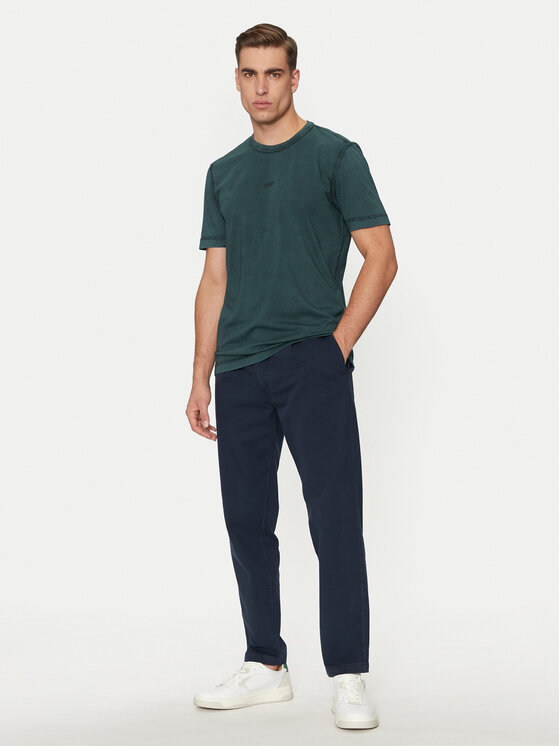 BOSS Boss Chinos kelnes 50529308 Tamsiai mėlyna Relaxed Fit